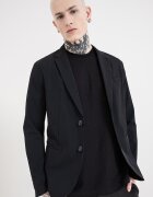 ARMANI EXCHANGE Сако с обшити джобове Черен