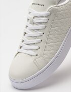 ARMANI EXCHANGE Спортни обувки от еко кожа с монограм Черен/Бял
