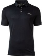 ARMANI EXCHANGE Стандартна тениска с яка - Тъмносин
