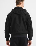 ARMANI EXCHANGE Стандартно яке с лого Черен/Бял