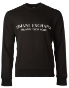 ARMANI EXCHANGE Суитшърт с лого - Черен