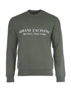 ARMANI EXCHANGE Суитшърт с лого - Зелен
