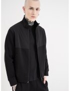 ARMANI EXCHANGE Суитшърт с цип и средновисока яка - Черен