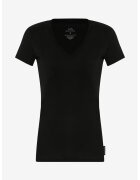 ARMANI EXCHANGE Тениска от памук Пима с шпиц деколте