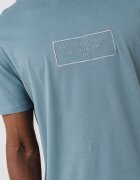 ARMANI EXCHANGE Тениска с бродирано лого Прашно синьо