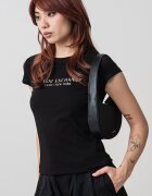 ARMANI EXCHANGE Тениска с лого Златист/Черен