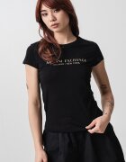 ARMANI EXCHANGE Тениска с лого Златист/Черен