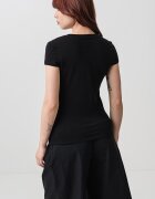 ARMANI EXCHANGE Тениска с лого Златист/Черен