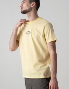 ARMANI EXCHANGE Тениска с овално деколте и лого Светло жълто