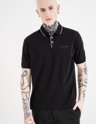 ARMANI EXCHANGE Тениска с яка Черен