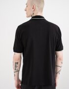 ARMANI EXCHANGE Тениска с яка Черен