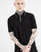 ARMANI EXCHANGE Тениска с яка Черен