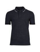 ARMANI EXCHANGE Тениска с яка и ивици