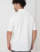 ARMANI EXCHANGE Тениска с яка и лого Мръснобял