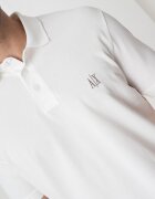 ARMANI EXCHANGE Тениска с яка и лого Мръснобял