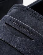 ARMANI EXCHANGE Велурени мокасини Ултрамарин синьо