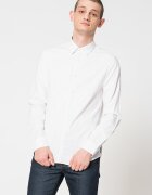 ARMANI EXCHANGE Вталена риза от памук Бял