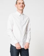 ARMANI EXCHANGE Вталена риза от памук Бял
