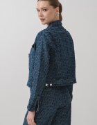 ARMANI EXCHANGE Яке от деним с джобове Тъмносин