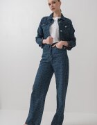 ARMANI EXCHANGE Яке от деним с джобове Тъмносин