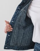 ARMANI EXCHANGE Яке от деним с джобове Тъмносин