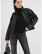 ARMANI EXCHANGE Яке от деним с пришити джобове и лого - Тъмносин