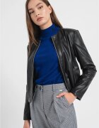ARMANI EXCHANGE Яке от еко кожа Черен