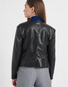 ARMANI EXCHANGE Яке от еко кожа Черен