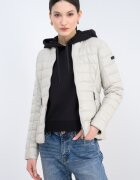 ARMANI EXCHANGE Яке с джобове с цип Светло кафяво