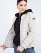 ARMANI EXCHANGE Яке с джобове с цип Светло кафяво