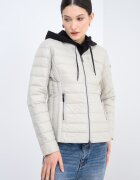 ARMANI EXCHANGE Яке с джобове с цип Светло кафяво