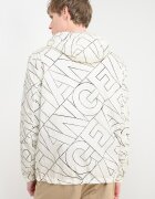 ARMANI EXCHANGE Яке с качулка и лого Слонова кост/Черен