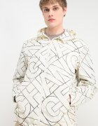 ARMANI EXCHANGE Яке с качулка и лого Слонова кост/Черен