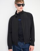 ARMANI EXCHANGE Яке с миди яка и цип Черен