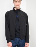 ARMANI EXCHANGE Яке с миди яка и цип Черен