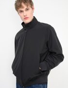 ARMANI EXCHANGE Яке с миди яка и цип Черен