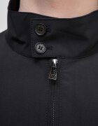 ARMANI EXCHANGE Яке с миди яка и цип Черен
