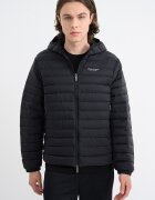 ARMANI EXCHANGE Зимно яке с качулка и джобове Черен