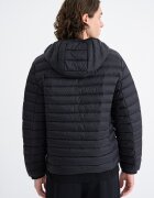 ARMANI EXCHANGE Зимно яке с качулка и джобове Черен