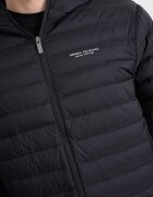 ARMANI EXCHANGE Зимно яке с качулка и джобове Черен