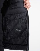 ARMANI EXCHANGE Зимно яке с качулка и джобове Черен