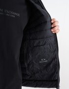 ARMANI EXCHANGE Зимно яке с качулка и джобове Черен