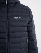 ARMANI EXCHANGE Зимно яке с качулка и джобове Ултрамарин синьо