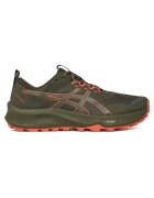 Asics Мъжки спортни обувки модел Trabuco Terra 3 - синтетичен материал - цветове Brown Stone/Spicy Red