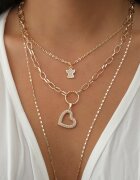 Atelier Miu Колие с висулки с циркони
