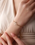 Atelier Miu Регулируема гривна с кристали