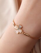 Atelier Miu Регулируема гривна с кристали