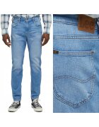 Austin Дънки мъжки Lee Regular Tapered избелени сини W33 L30