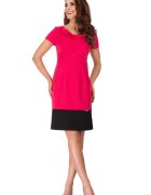 awama Rochie A086 - Poliester/Elastan - Rosu