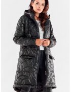 awama Ватирано яке - Полиестер - Черно - L/XL - Черен